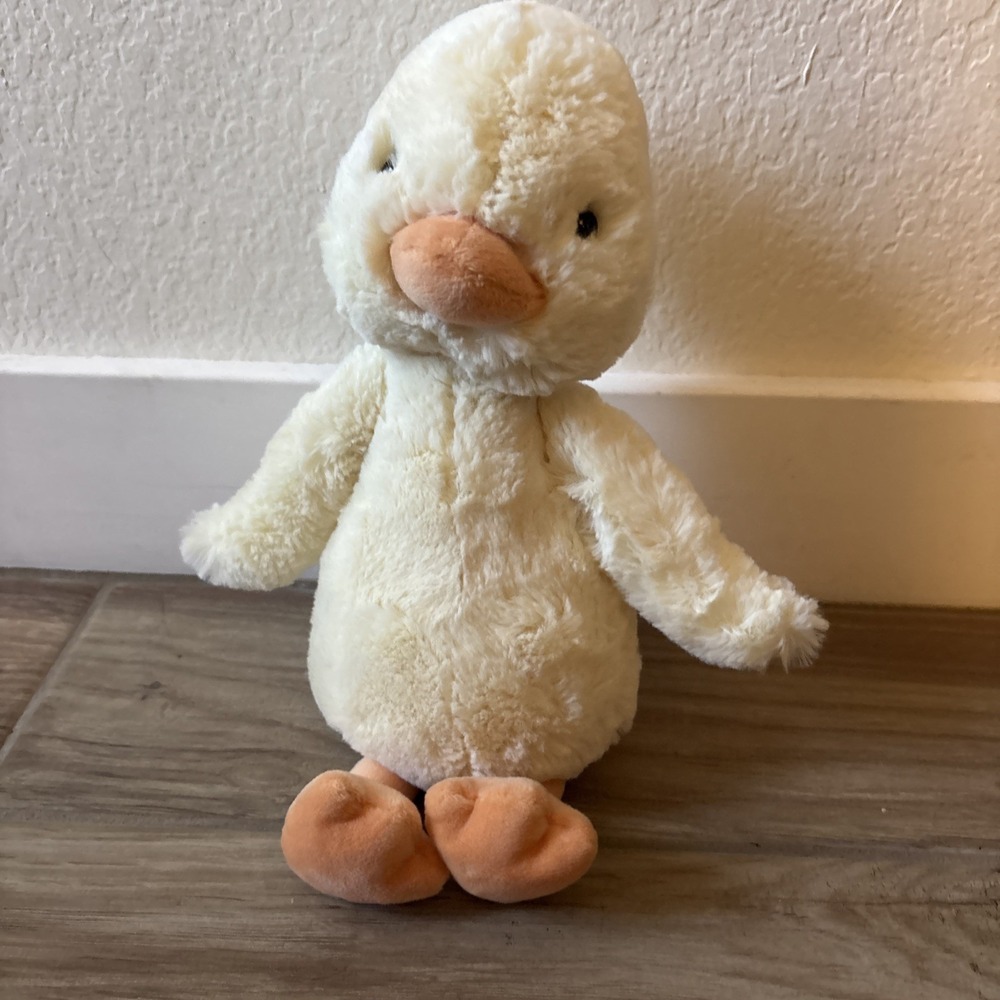 Jellycat Bashful Duckling Stuffed Animal Plush Yellow 12 Inch 670983151237